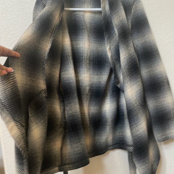 JACK by BBDakota Sz small S tie waist wrap jacket wool blend belted - Picture 9 of 11